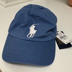 Blue Polo Ralph Lauren Cap with Embroidered Logo Boys Size 8-20. New with tags.